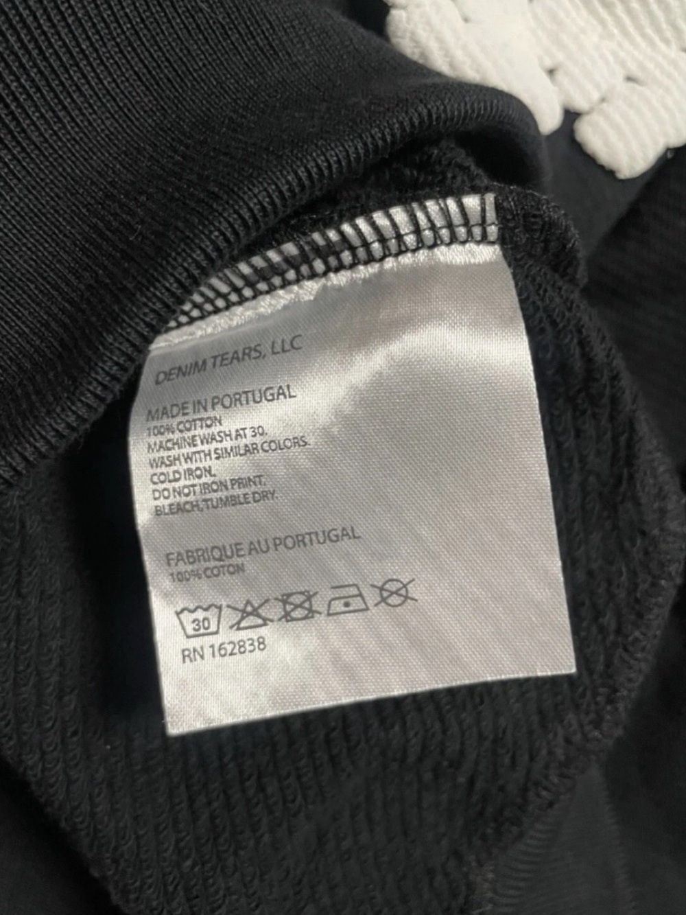 Denim Tears Black Hoodie - Picture 3 of 5